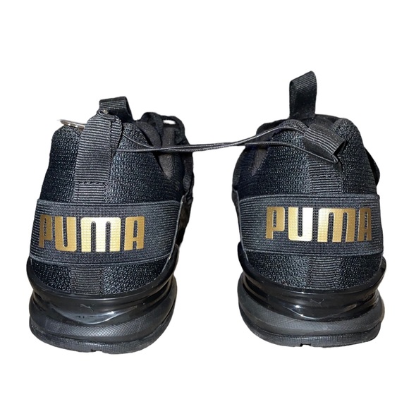 NWT Puma black & gold athletic shoes - Picture 4 of 8